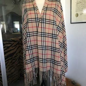 Famous British “ look alike” Cashmere wrap.